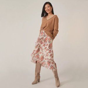 Let Me Be | Ruffled Midi Skirt | NWT